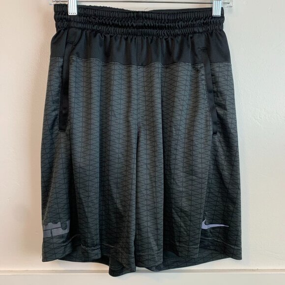 Nike Other - Nike Dri-Fit Gray & Black Lebron James Basketball Shorts